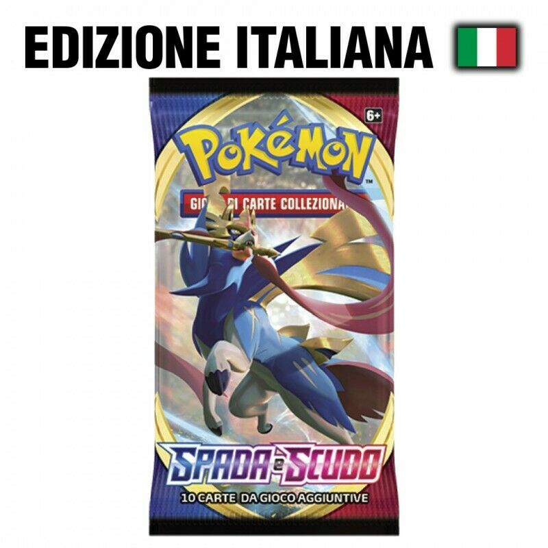Pokemon Spada e scudo in italiano busta, POKEMON, nuvolosofumetti,