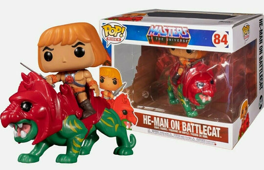 POP RIDES MASTERS OF THE UNIVERSE HE-MAN ON BATTLE CAT