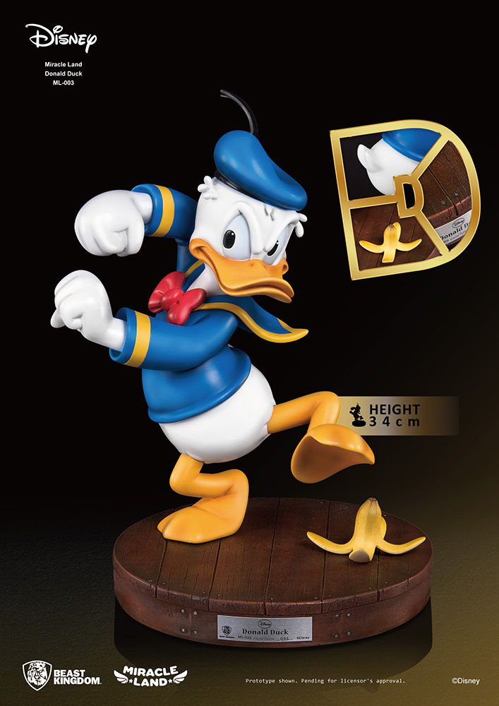 DONALD DUCK MIRACLE LAND STATUE-Beast Kingdom- nuvolosofumetti.