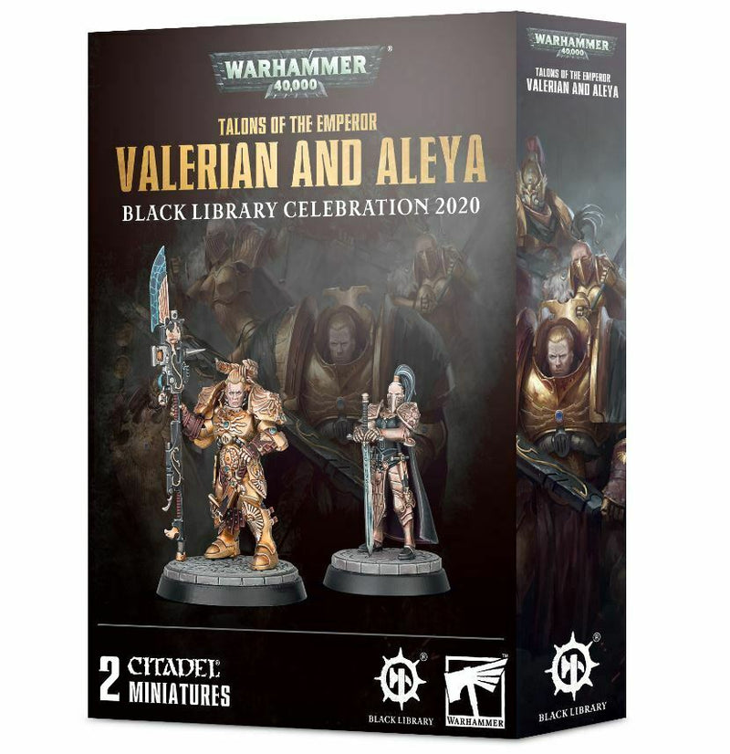 Valerian e Aleya Warhammer 40k Black Library limitata 2020, GAMES WORKSHOP, nuvolosofumetti,