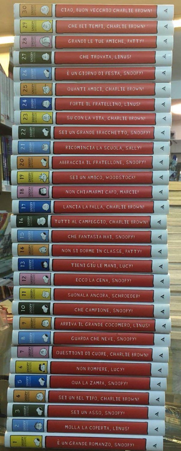 Snoopy e il magico mondo dei Peanuts dal n. 1 al n. 30 - Edizioni Mondadori/Fabbri editori-COMPLETE E SEQUENZE- nuvolosofumetti.