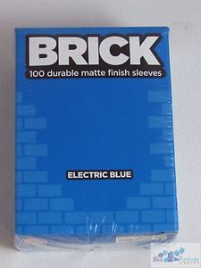 Brick sleeves - electric blu (100 Sleeves)-PAN DISTRIBUZIONE- nuvolosofumetti.
