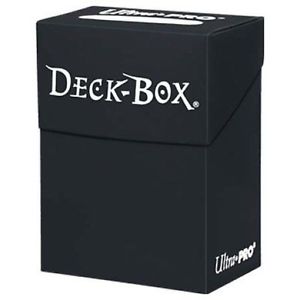 Porta Mazzo Deck Box  Nero-ULTRA PRO- nuvolosofumetti.