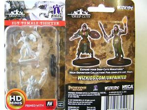 D&D miniature - Female Elf Figther-WIZKIDS/NECA- nuvolosofumetti.