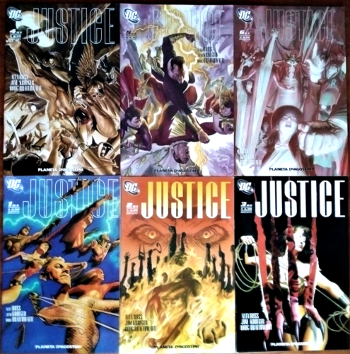 Justice serie completa di 6 albi - Planeta de Agostini
