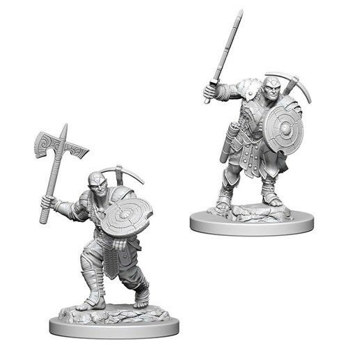 D&D Nolzur Earth Genasi Male Fighter-WIZKIDS/NECA- nuvolosofumetti.