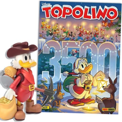 Topolino 3500 + statuetta di zio paperone cercatore