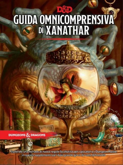 Guida omnicomprensiva di Xanathar, wizard of the coast, nuvolosofumetti,