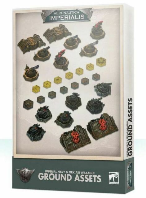 Imperial navy & ork Aria Waaagh! Ground Assets Aero, GAMES WORKSHOP, nuvolosofumetti,
