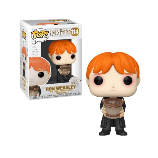 Harry Potter: Ron Puking Slugs w/ Bucket POP 114, funko, nuvolosofumetti,