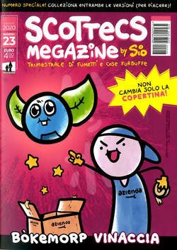 SCOTTECS MEGAZINE 23 COVER VINACCIA, SHOCKDOM, nuvolosofumetti,