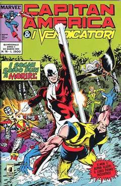 CAPITAN AMERICA E I VENDICATORI 18-EDIZIONI STAR COMICS- nuvolosofumetti.