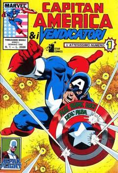 CAPITAN AMERICA E I VENDICATORI 1-EDIZIONI STAR COMICS- nuvolosofumetti.