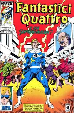 FANTASTICI QUATTRO 73-EDIZIONI STAR COMICS- nuvolosofumetti.