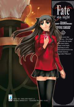 FATE STAY NIGHT 12-EDIZIONI STAR COMICS- nuvolosofumetti.