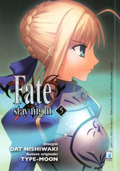 FATE STAY NIGHT 5-EDIZIONI STAR COMICS- nuvolosofumetti.
