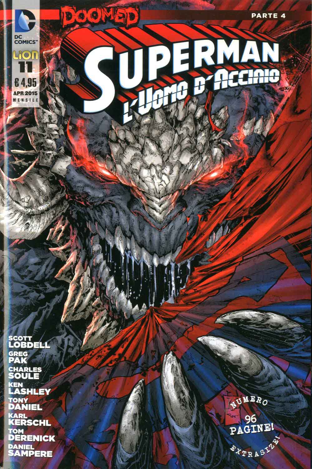 SUPERMAN L'UOMO D'ACCIAIO 11-LION- nuvolosofumetti.