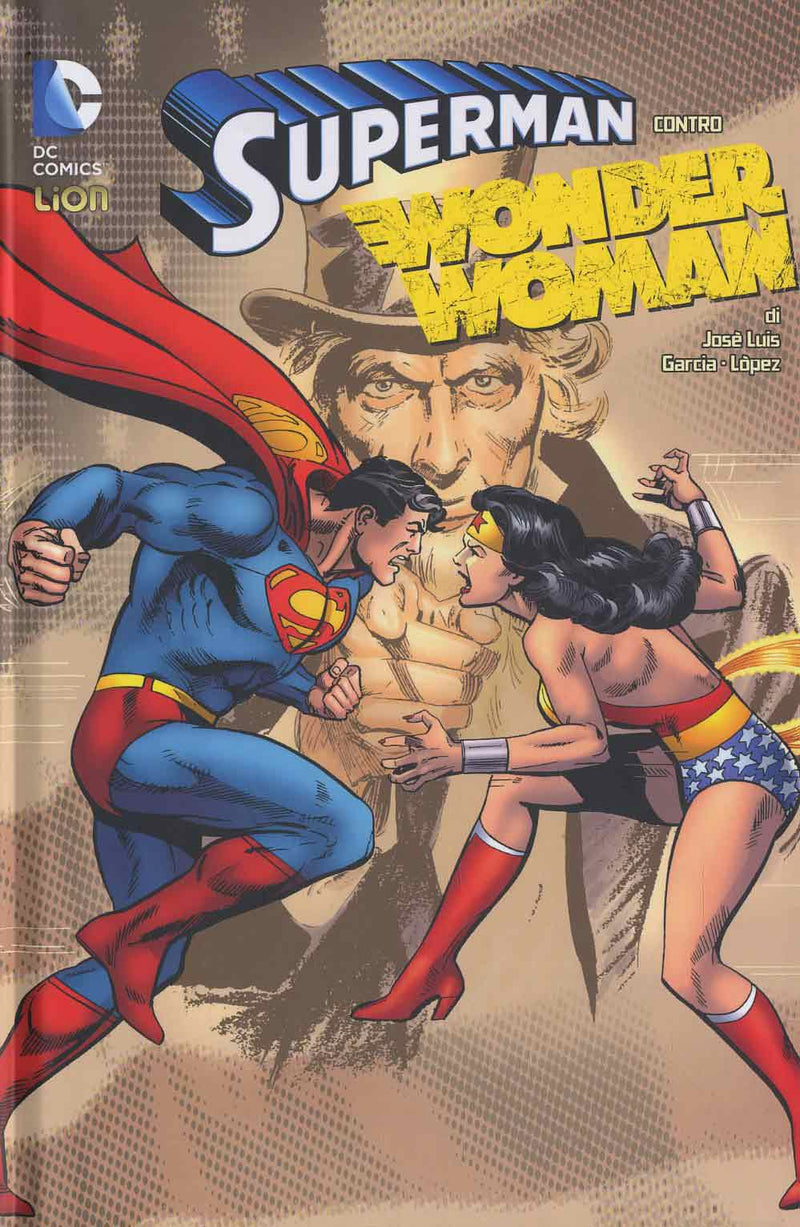 SUPERMAN CONTRO WONDER WOMAN-LION- nuvolosofumetti.