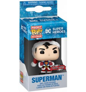 Superman Keychain DC super Heroes Holiday