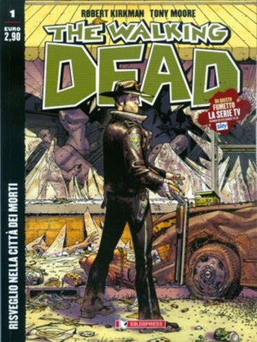 THE WALKING DEAD (2012) 1 RISTAMPA - RISVEGLIO NELLA CITTA` DEI MORTI-SALDAPRESS- nuvolosofumetti.