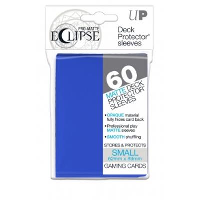 UP 60 Mini protector Sleeves BLUE MATTE-ULTRA PRO- nuvolosofumetti.
