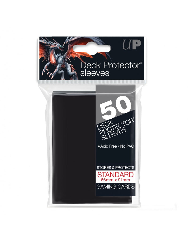 Bustine protettive  - Deck Prtector  Classic Black, ULTRA PRO, nuvolosofumetti,