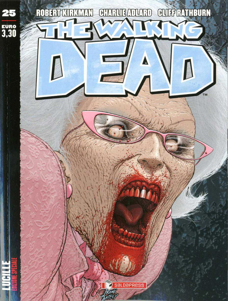 THE WALKING DEAD (2012) 25 VARIANT COVER QUITELY - LUCILLE 111-SALDAPRESS- nuvolosofumetti.