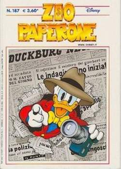 ZIO PAPERONE 187-WALT DISNEY ITA- nuvolosofumetti.