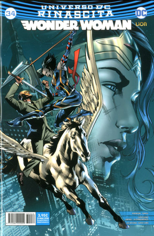 Wonder Woman rinascita 34, LION, nuvolosofumetti,