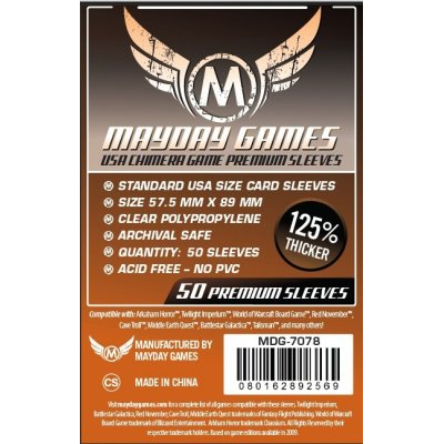 BUSTINE PER CARDS 62 x 89 mm-mayday games- nuvolosofumetti.