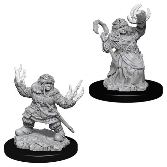 FEMALE DWARF SUMMONER Deep Cuts Pathfinder Battles Unpainted Miniatures D&D-WIZKIDS/NECA- nuvolosofumetti.