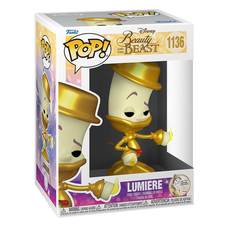 Beauty and the Beast POP! 1136 Movies Vinyl Figure Lumiere 9 cm