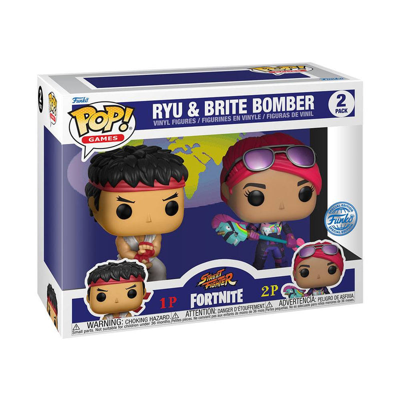 Ryu & Brite bomber 2 pack - pop Fortnite Street Fighter