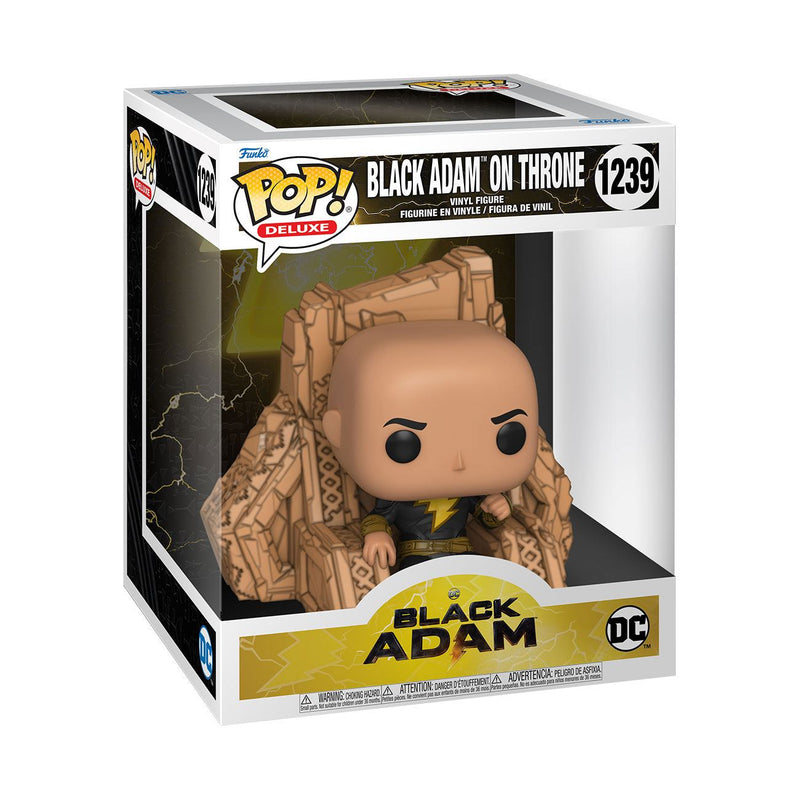Black Adam POP! 1239 Deluxe Vinyl Figure Black Adam on Throne 9 cm