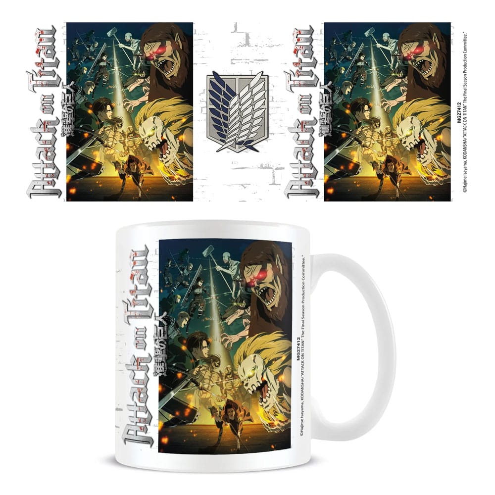 Attack on titan Mug special Osp squad vs Titans
Attack on Titan Mug Special Ops Squad vs Titans