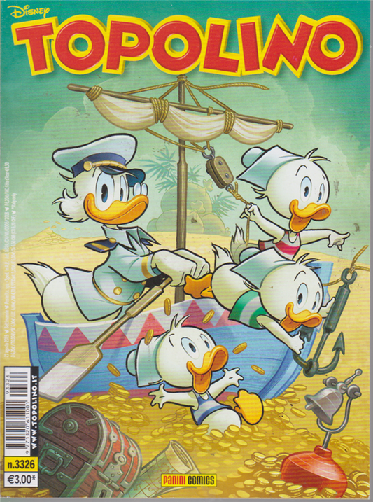 Topolino settimanale 3326-PANINI DISNEY- nuvolosofumetti.
